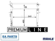 Radiator, engine cooling for KIA MAHLE CR 1406 000P
