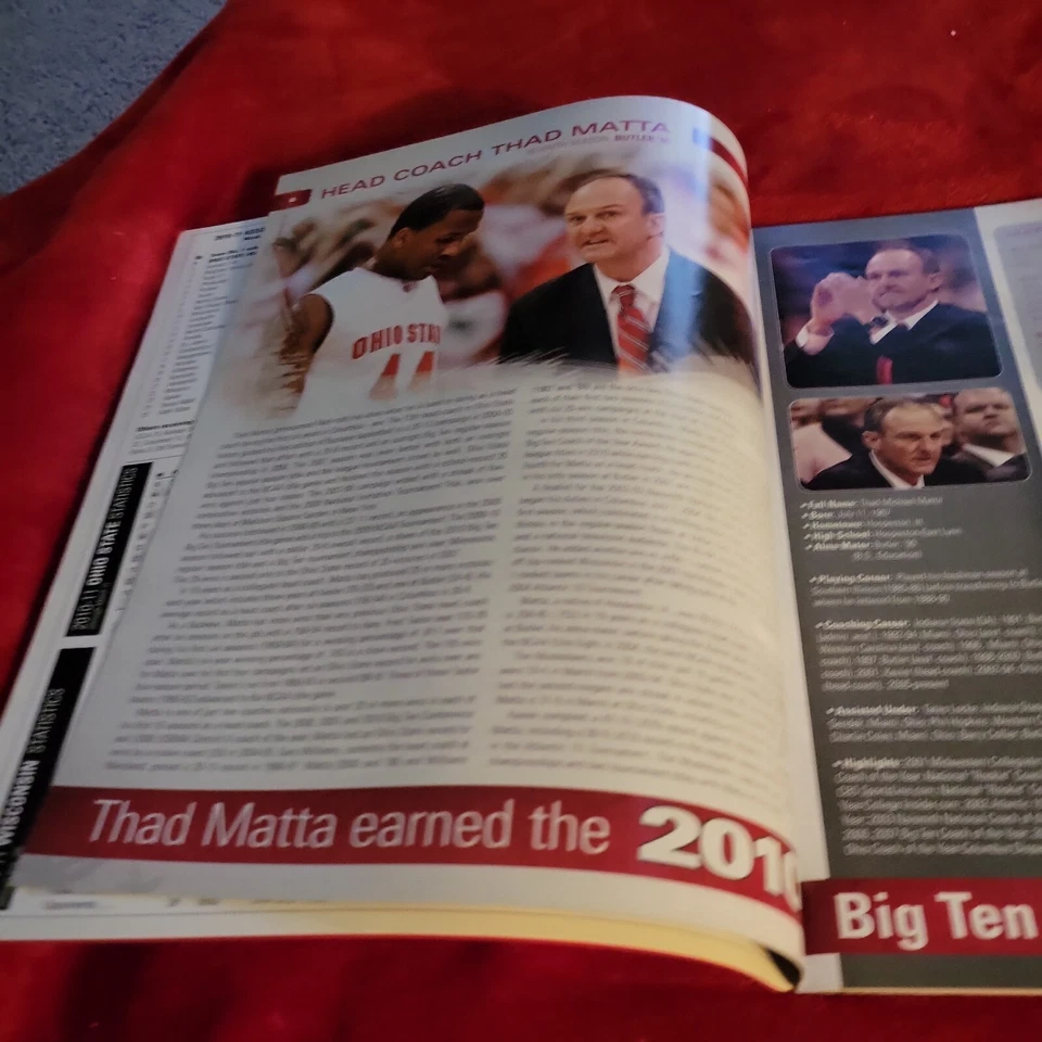 March 6, 2011 Ohio State vs. Wisconsin Basketball Program David Lighty - Image 3 of 4