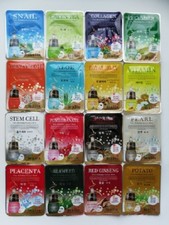 16pcs Malie Face Mask Packs Sheet 16kinds SET Moisture Elastic Nourish Cosmetic