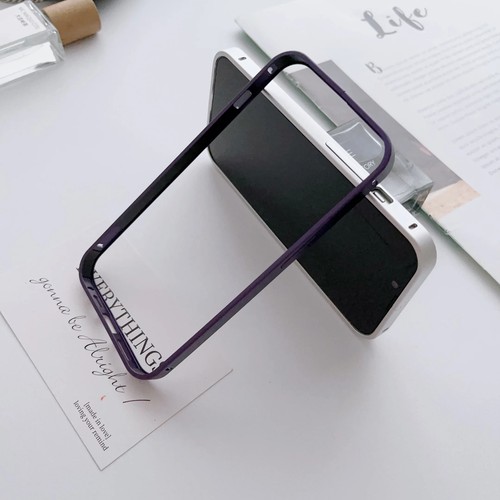 Lightweight Aluminium Alloy Case For iPhone 15 14 13 12 Mini Pro Max Metal Cover - Photo 13 sur 18