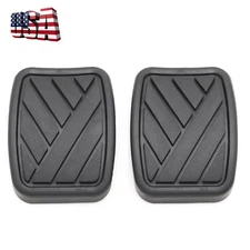2x Brake Clutch Pedal Pad Covers Fit for Suzuki Swift Samurai Sidekick Geo Metro