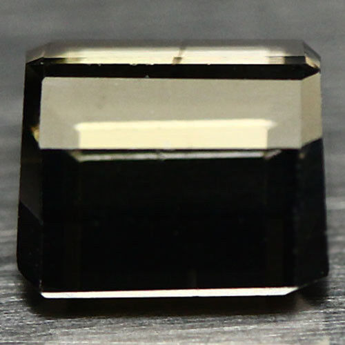 4.88 CT NATURAL! BROWN NIGERIA TOURMALINE EMERALD SHAPE - Picture 2 of 8