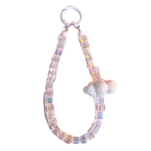 Lovely Phone Charm with Crystals Exquisites Beaded Phone Chain Phone Pendant - Zdjęcie 3 z 11