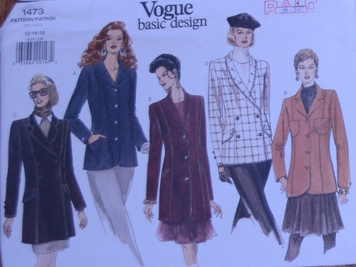 Vogue Sewing Patterns Womens Multi sizes XS to XL Oversized Envelopes You Choose - Picture 16 of 61