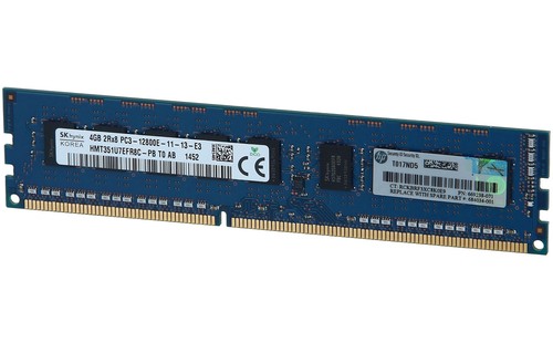HP - 669322-B21 - HP 4GB (1x4GB) Dual Rank x8 PC3-12800E (DDR3-1600)? Unbuffered - Bild 2 von 3