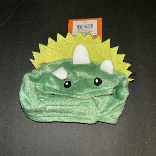 NWT SET OF 2 HALLOWEEN CAT HATS BY HYDE AND EEK TRICERATOPS & SUNFLOWER - Imagen 5 de 6