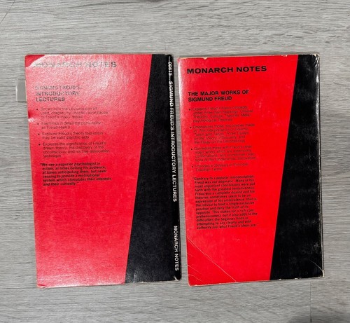 Monarch Notes THE MAJOR WORKS OF SIGMUND FREUD INTRODUCTORY LECTURES Vtg 1974 - Picture 2 of 16