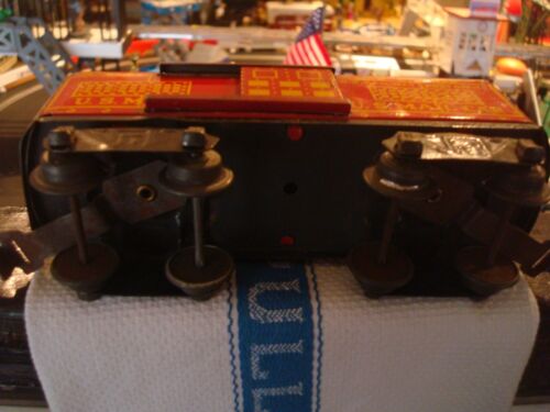 MARX TIN 8 WHEEL US MAIL #1935 BOX CAR NEW YORK CENTRAL RR MARLINES TINPLATE - Picture 3 of 3