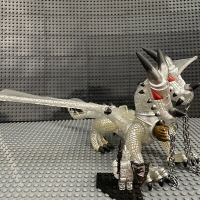 Mega Bloks Dragons Krystal Wars Ghost Dragon With Rider 9884