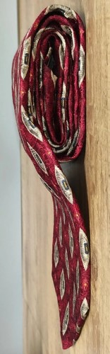 Robert Talbott Seidenkrawatte Designer klassisch geometrisch burgunderrot Kramers - Bild 2 von 10