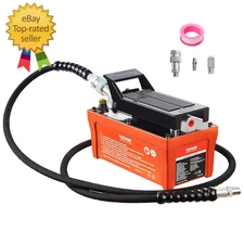 Air Hydraulic Pump, 10,000 PSI 1/2 Gal Reservoir, NPT 3/8" Oil Outlet, NPT 1/4"