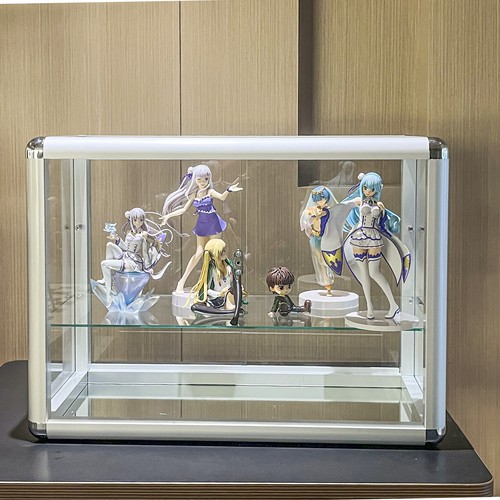 Aluminum Frame Lock-display Cabinet Tempered Glass Counter Top Display Showcase - Picture 7 of 20