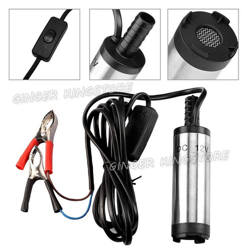 12V Submersible Diesel Pump Transfer Fuel Water Oil Kerosene Car Vessel - Picture 4 of 9