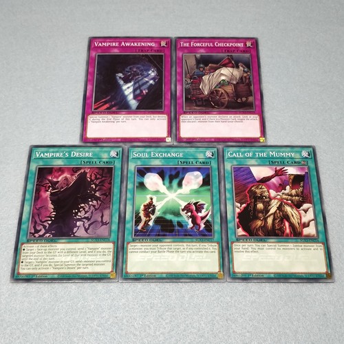 Mazo de 60 cartas Yugioh GX Shadow Rider Camula Vampire Genesis Zombie casi nuevo - Imagen 4 de 4