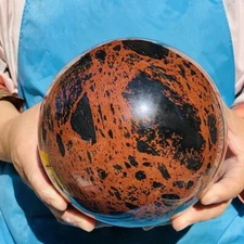 3920G Natural Garnet Fireworks Ball Healing with Spiritual Energy KH2054