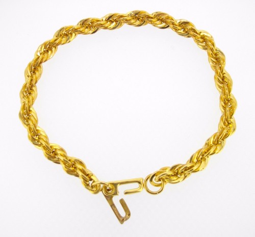 Bracelet Sweet brand gold filled heavy ROPE link chain - Picture 4 of 5