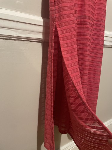 Lilly Pulitzer Ramsay Lipstick Pin Pier Stripe Pink Knit Maxi Dress Size XS - Picture 3 of 9