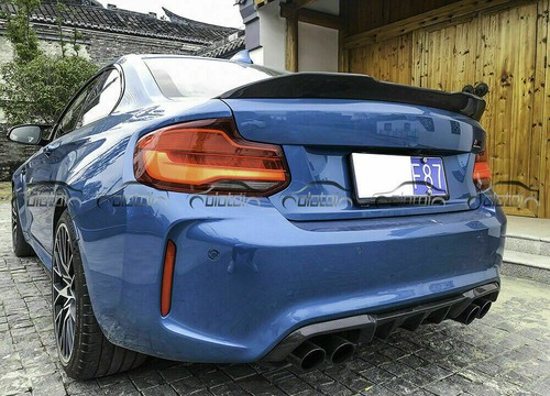 Carbon Fiber Rear Trunk Spoiler Wing Lip For BMW F22 F87 M2 PSM Style 2014-up - Picture 2 of 9