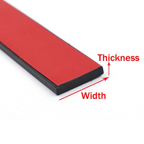 Rubber Strip - Adhesive Backed Roll - Various Widths Thicknesses Lengths Select - Picture 6 of 6