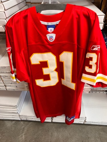 Reebok Priest Holmes Jersey #31 Red Size48 Kansas City Chiefs Retro Original NFL - Picture 2 of 18