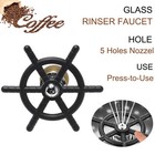 Glass Pitcher Rinser Spray Assembly Replacement Part 5-Hole Nozzle Rinser Faucet