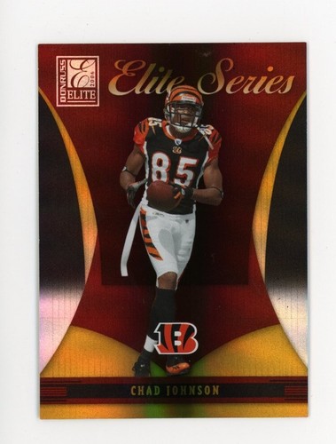 2006 Donruss Elite CHAD JOHNSON 18 ELITE SERIES INSERT #/1000 Cincinnati Bengals - Picture 1 of 2