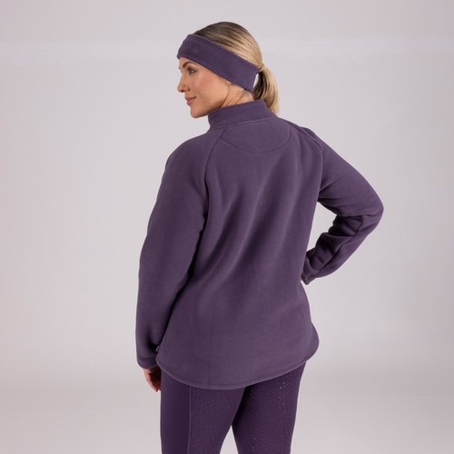 Shires Aubrion Restore Womens Half Zip Fleece - Purple | Pockets, Polar Fleece - Picture 12 of 12