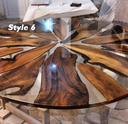 Epoxy Table, Coffee Table, Round Table, Dinning Table. Made To Order, Epoxy Art - Picture 6 of 10