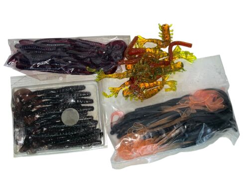 Lotto gelatine da pesca vintage varietà misure miste colori - Foto 2 di 8