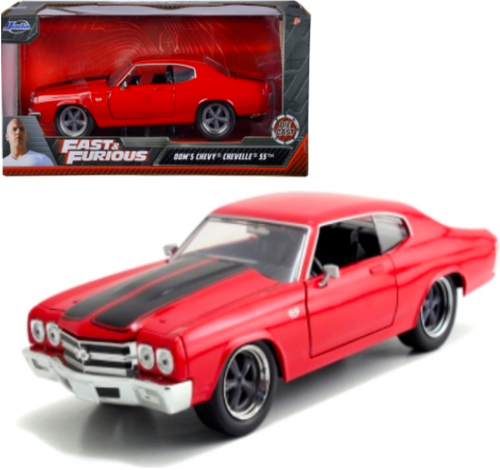 Fast & Furious Dom's 70' Chevy Chevelle SS 1:24 Diecast Model Car Jada NEW - Picture 8 of 8