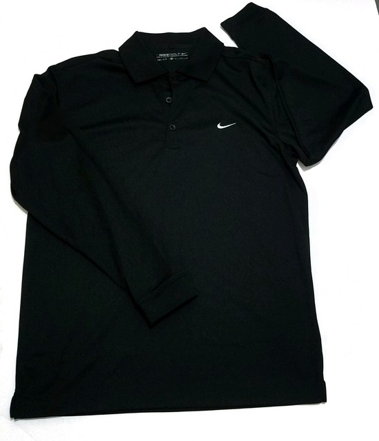 nike men's long sleeve golf polo