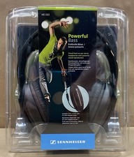 Sennheiser HD202 Headphones - Black NIB FACTORY SEALED