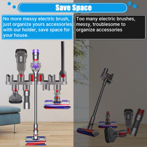 Zubehör Halter Für Dyson V11 V10 V8 V7 V15 Staubsauger Wandhalterung Organizer - Bild 10 von 12