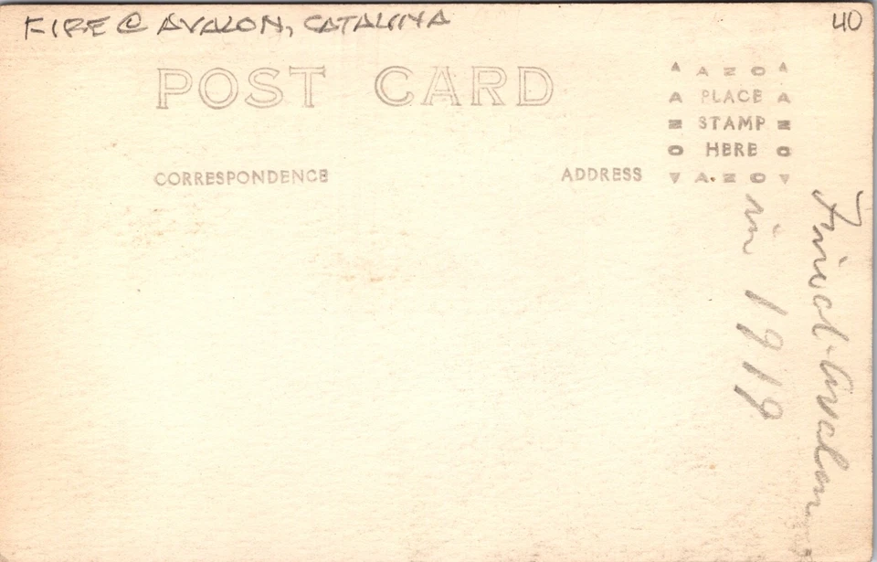 Fire Drug Store, Billiards, Lefavor's Department Store Catalina Island Avalon CA - Image 2 of 2