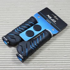 XLC Griffe Ergonomic GR-S30 130 mm - schwarz blau - mit Schraubensicherung