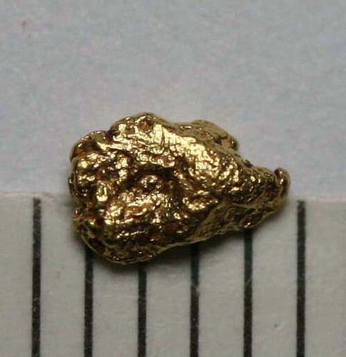 1 GOLDNUGGET- GOLD NUGGET aus ALASKA!