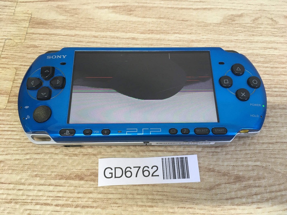 GD6762 Plz Read Item Condi PSP-3000 VIBRANT BLUE SONY PSP