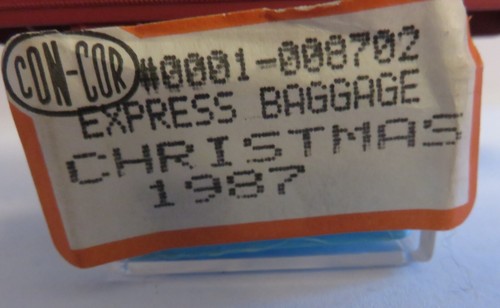 N Scale Con-Cor 1987 Christmas Car Lighted Car with Knuckle Couplers Installed - Picture 2 of 4