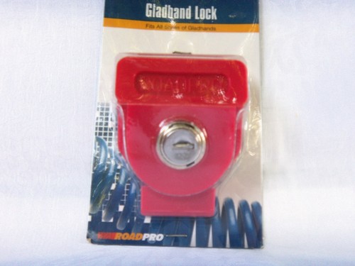 ROAD PRO GLADHAND LOCK #RP1011LK FITS ALL STYLES OF GLADHANDS NEW IN PACKAGE - Foto 2 di 3