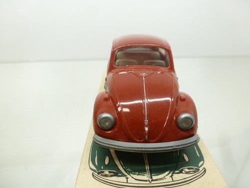 WIKING 113 VW BEETLE KAFER - PLASTIC -VERY RARE- RED 1:40 - GOOD IN BOX - Imagen 3 de 11