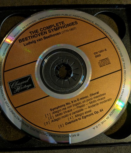 LUDWIG VAN BEETHOVEN cd The Complete Symphonies 1992 Intersound b2 - Picture 5 of 8