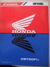 Genuine Honda CB750 FIIV "ADDENDUM" Workshop Manual Supplement 62MW300W 1996