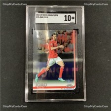 2018 Topps Chrome Joao Felix UCL UEFA Champions League #10 RC SGC 10