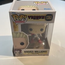 Funko Pop! ANIMACIÓN: Trigun - Cuchillos [Juguete Nuevo] Figura Vinilo (Ligeramente Dañada)