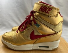 Size 6 - NIKE 2013 AIR REVOLUTION SKY HI BHM 649460 700 GOLD 7 DUNK MAX FORCE 1