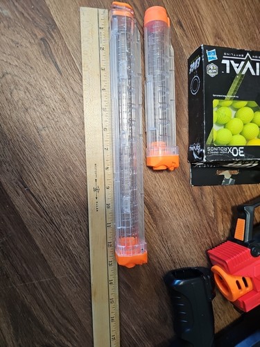 Pair Of Nerf Rival VX-700 With Box Of Ammo & Extra Large Clips Marriage Aid!! - Picture 4 of 6