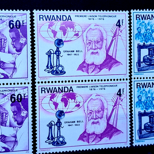 Rwanda 1976 - MNH - 16 Stamps - Rwandaise IT Pairs - Full 2 Sets - Picture 3 of 10