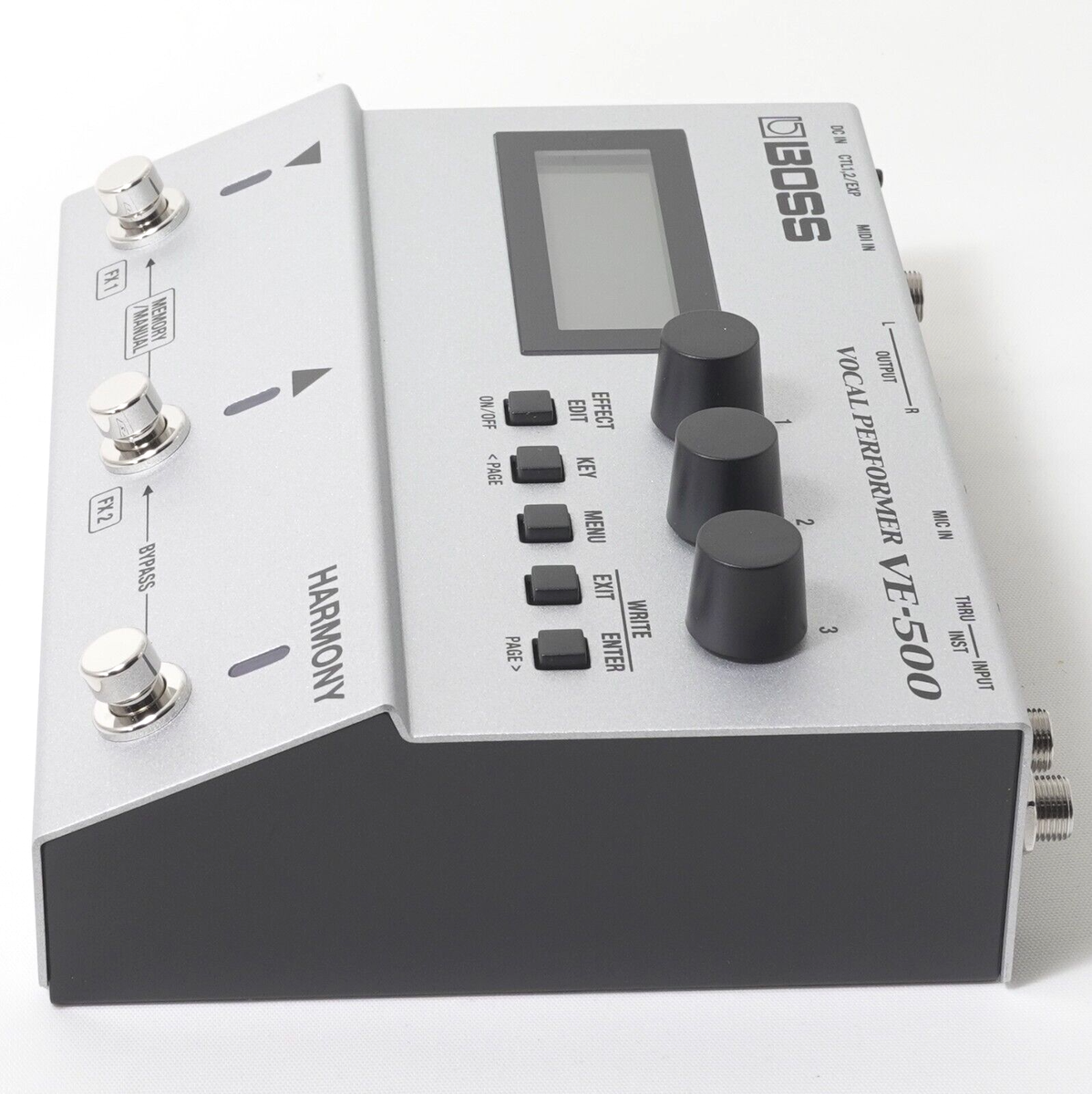 BOSS VE-500 Vocal Performer Multi Effects Guitar Input mode