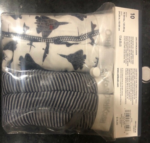 Oshkosh b'gosh/ 2 Pack Boxer Briefts/ Boys Size 10/ Multicolor - Picture 4 of 12