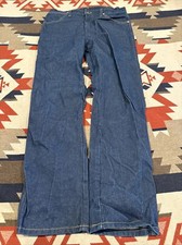 Wrangler 13MWZ Cowboy Cut Jeans - Dark Wash Blue Size 34x32 Model 201-5019